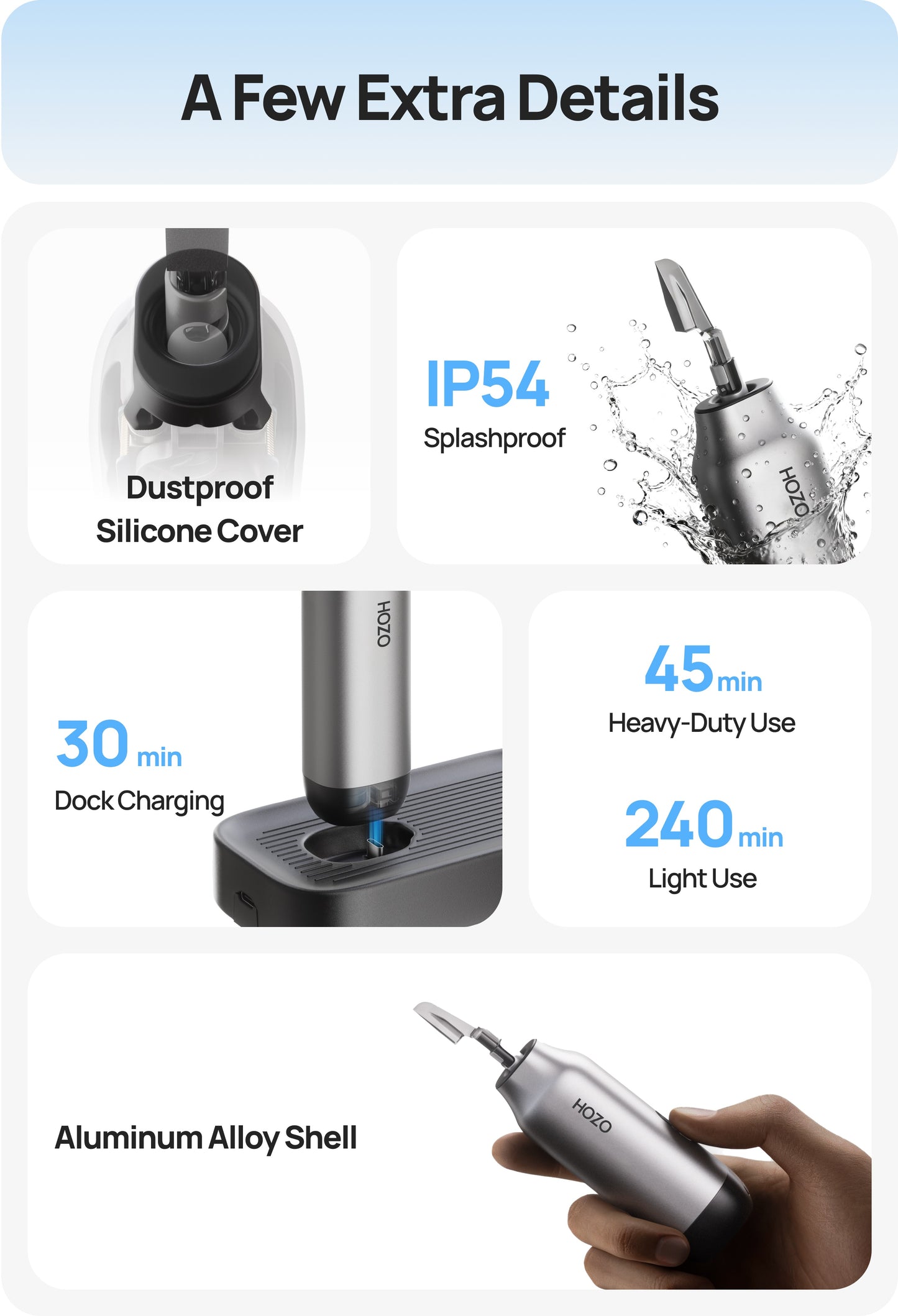 HOZO NeoSander: Mini Electric Reciprocating Detail Sander & Hand-Operated Engraver Pen